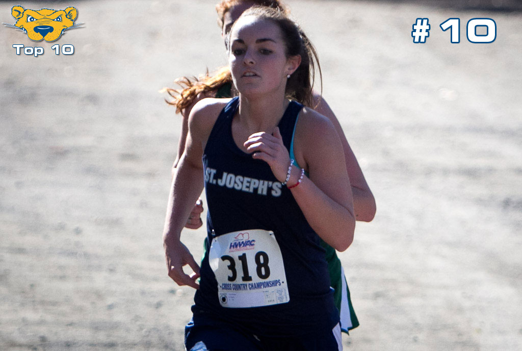 Top 10 Moments: #10 - Mangan Captures First Cross Country Win in Lady Bears History