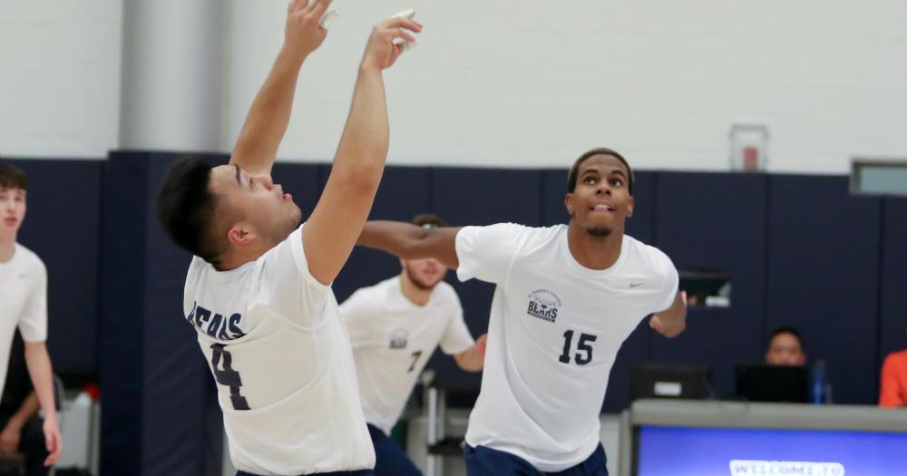 Multiple Records Fall But Men's Volleyball Nipped by Pratt in Five-Set Marathon