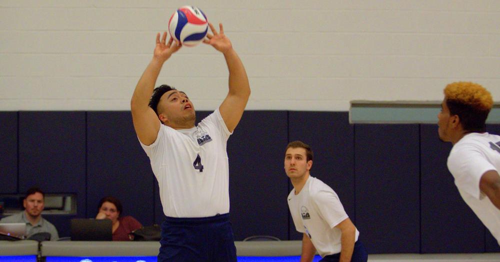 Martinez Hands Out 1,000th Assist, But Men's Volleyball Swept by Sage and #11 Kean