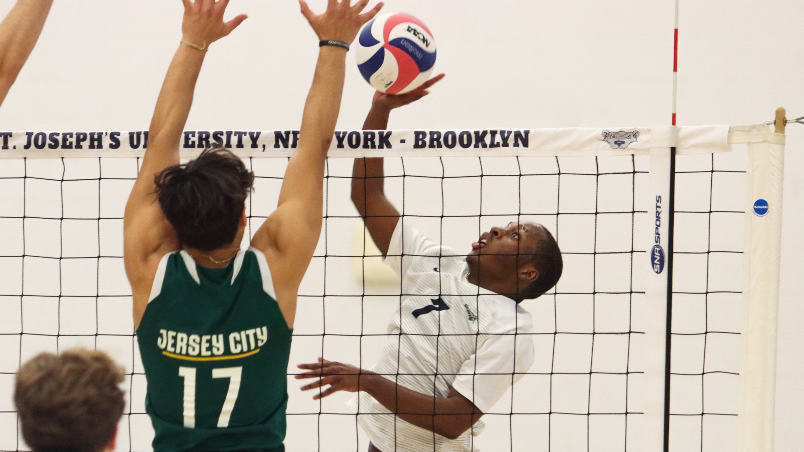 Men's Volleyball Falls to New Jersey City in Straight Sets