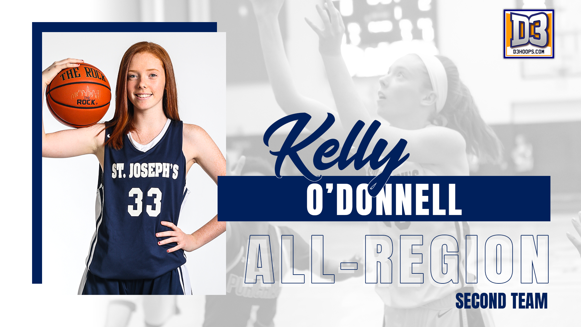 O'Donnell Receives D3hoops.com All-Region Honors