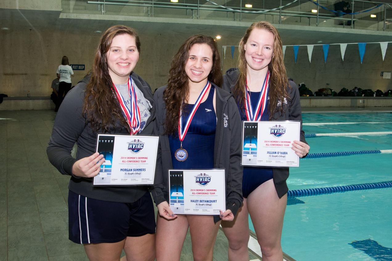 Trio Earns All-HVIAC Swimming Honors