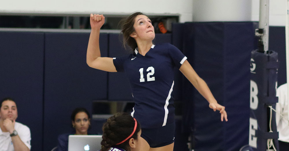 Women's Volleyball Dominates Medgar Evers At The Hill Center