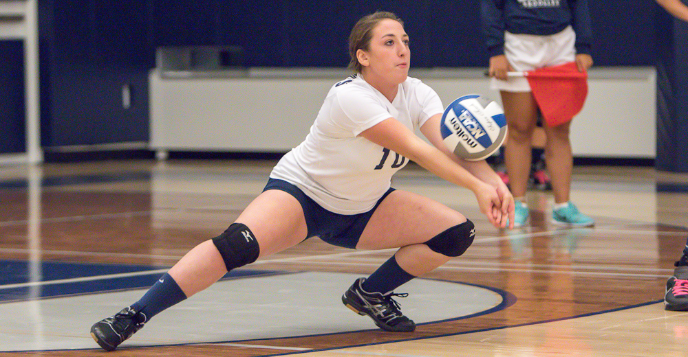 USMMA Sinks Women’s Volleyball in Straight-Sets