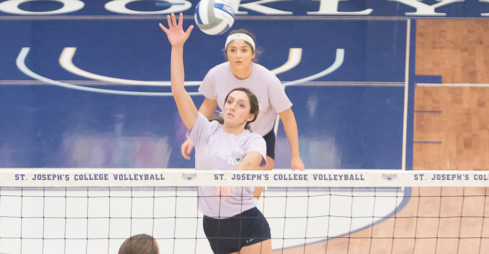 Women’s Volleyball Joins the Fight Against Cancer Battling John Jay