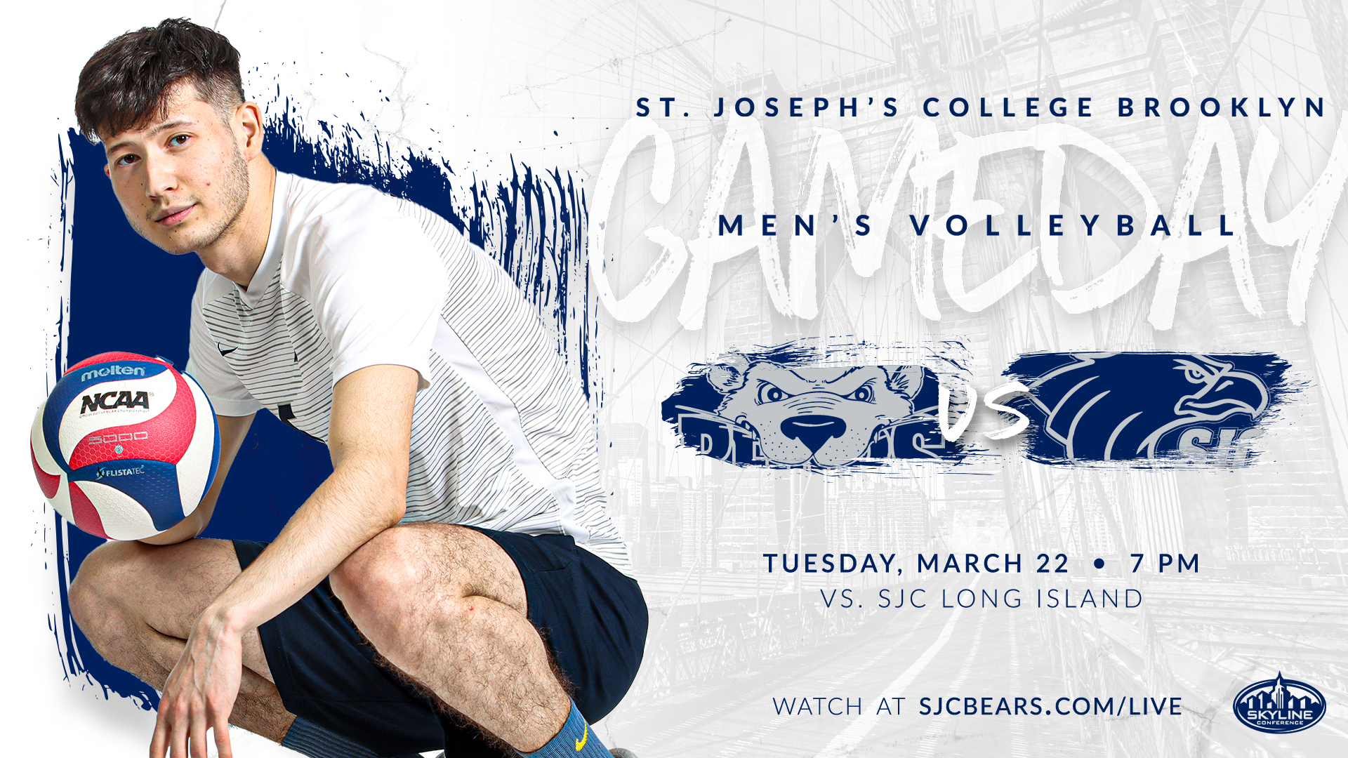 Men's Volleyball Gameday | SJC Brooklyn vs. SJC Long Island