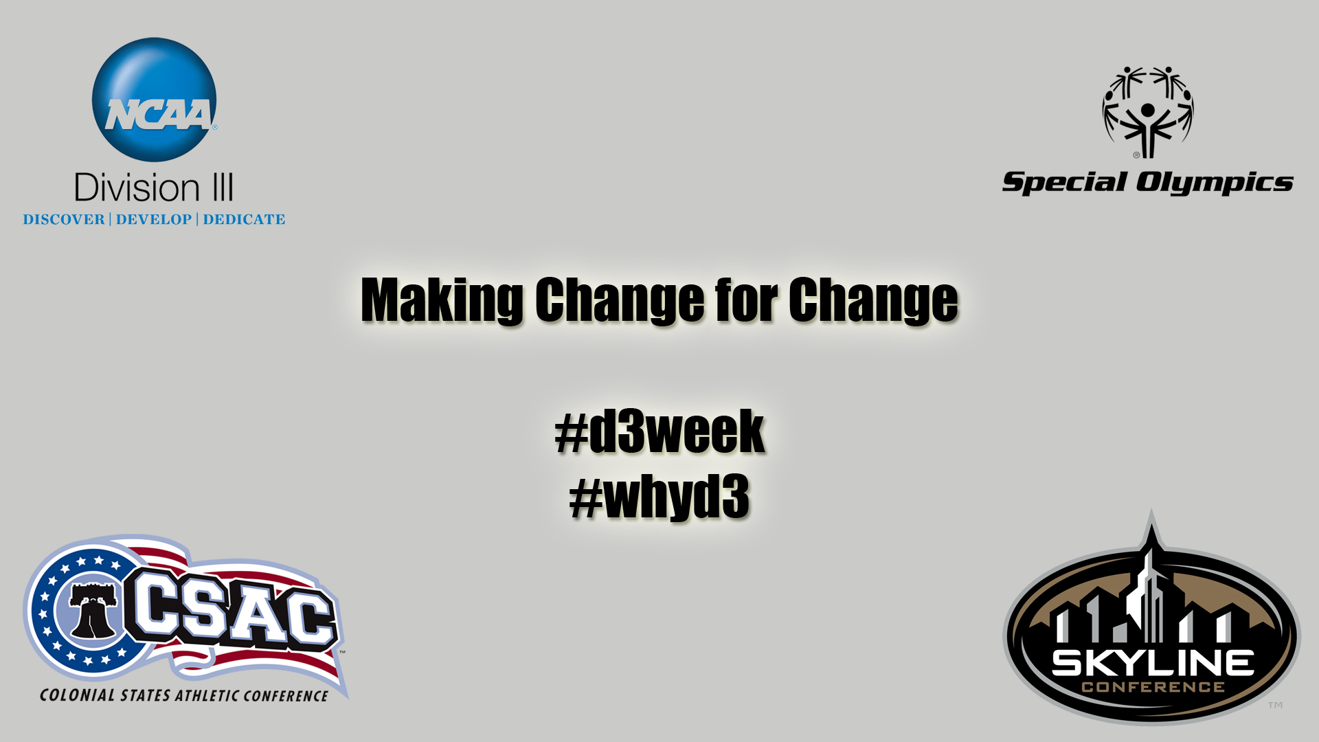 Skyline and CSAC to Partner on "Making Change for Change" Special Olympics Initiative During D3 Week