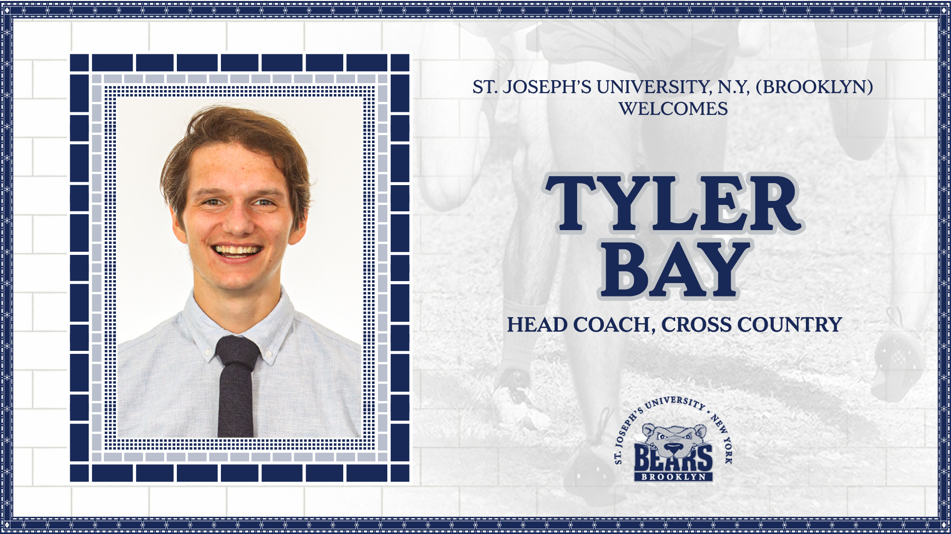 Tyler Bay Introduced as Cross Country Head Coach