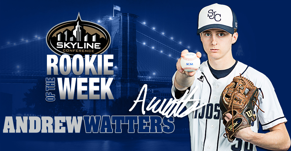 Watters Named Skyline Baseball Rookie of the Week; Condon Lands on Honor Roll