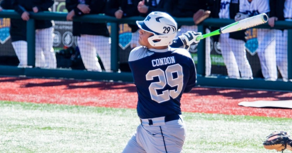 John Condon closes the season on a 12-game hitting streak and with a team-leading .432 average