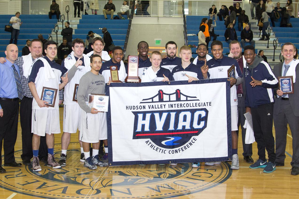 Men's Basketball Crowned HVIAC Champs After Defeating Vaughn