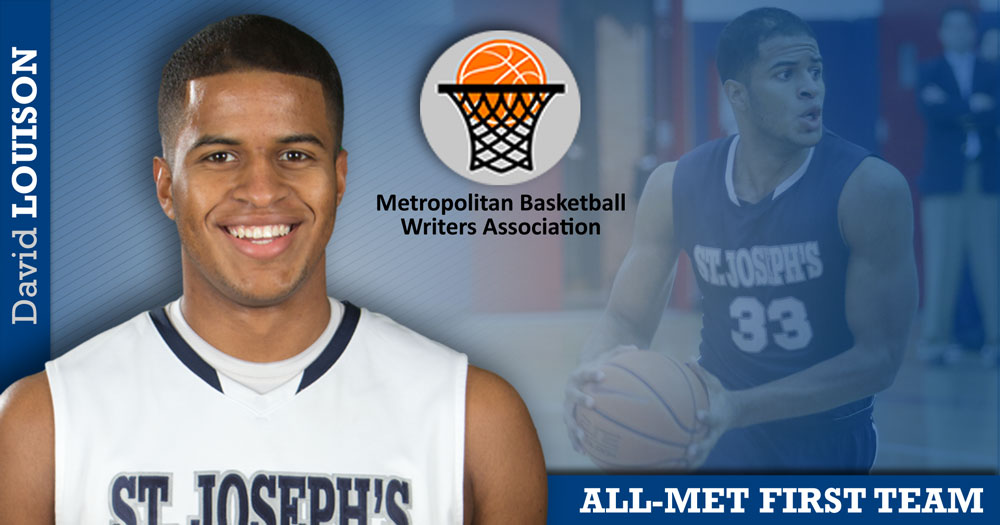 Louison Selected First Team All-Met by Metropolitan Basketball Writers Association