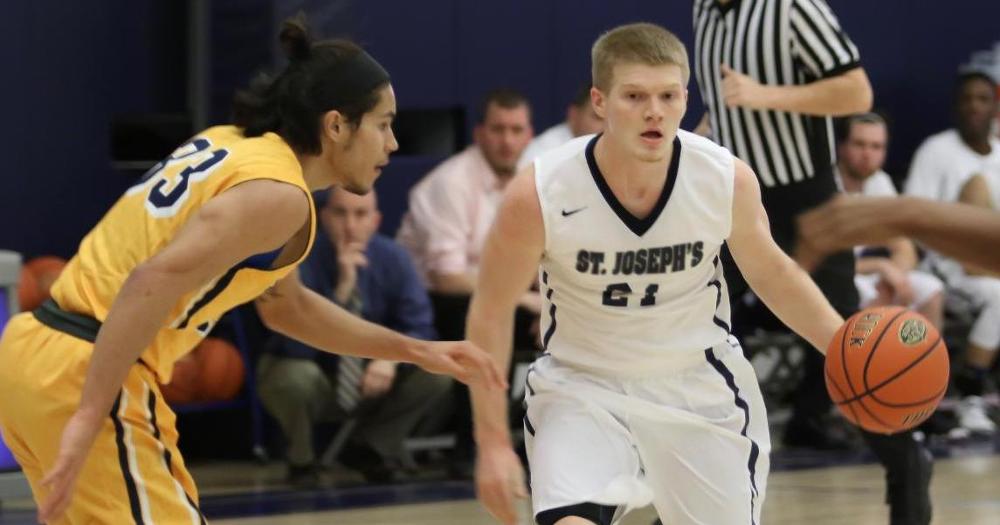 O'Neill Posts First Triple-Double Leading Men's Basketball Past Maritime on Senior Night