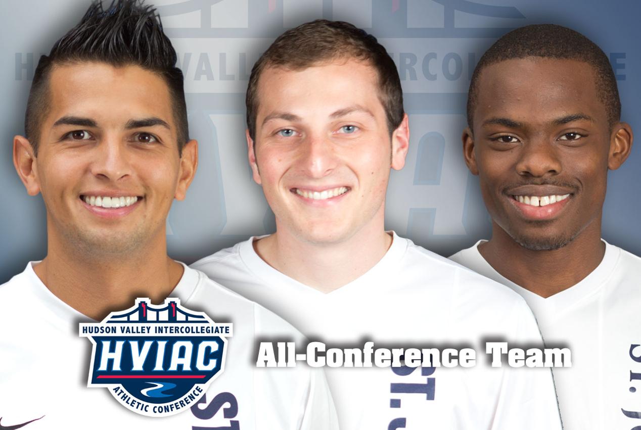 Barrios, Goduadze, and Homier Named to HVIAC Men's Soccer All-Conference Team