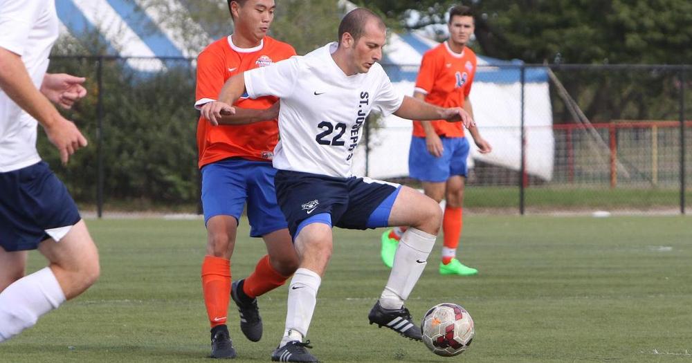 Goduadze's Last-Second Goal Earns Men's Soccer First Skyline Point in Tie With Sarah Lawrence