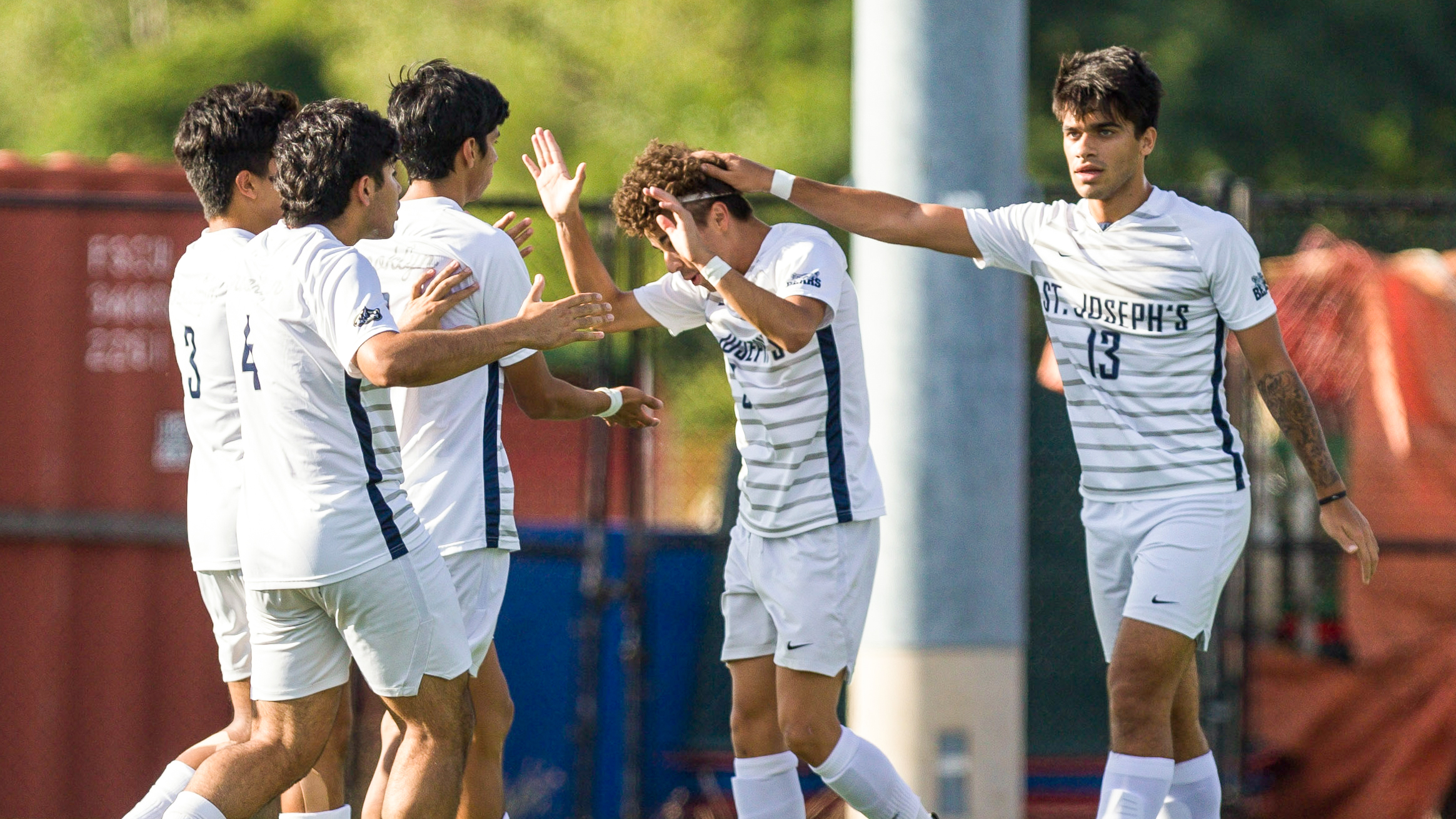 Naci, Mejia Notch Hat Trick of Goals, Assists in Men’s Soccer’s Matinee Win Over Maritime
