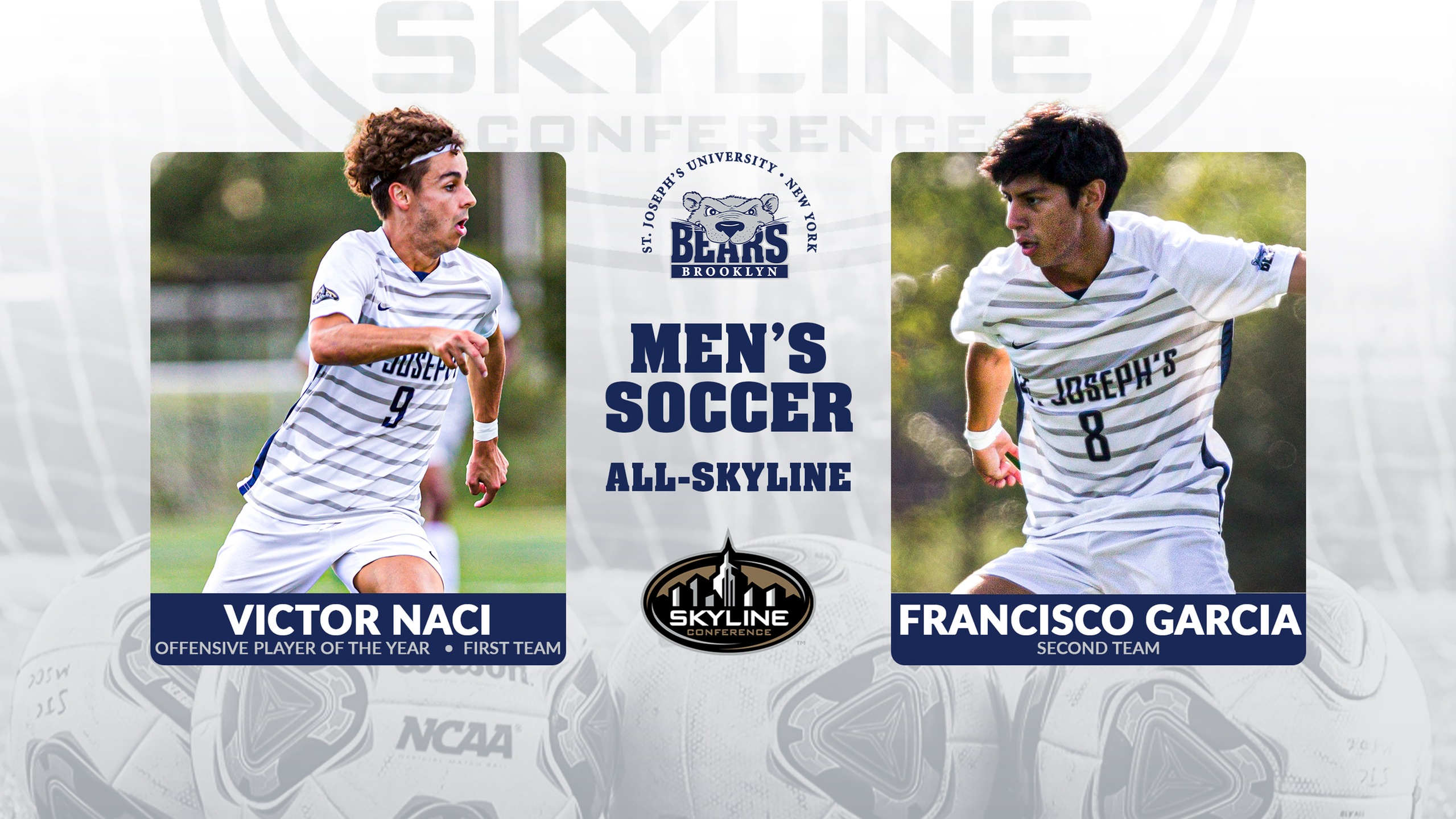 Naci Named Skyline Men’s Soccer Offensive Player of the Year, First Team All-Conference; Garcia Lands on Second Team