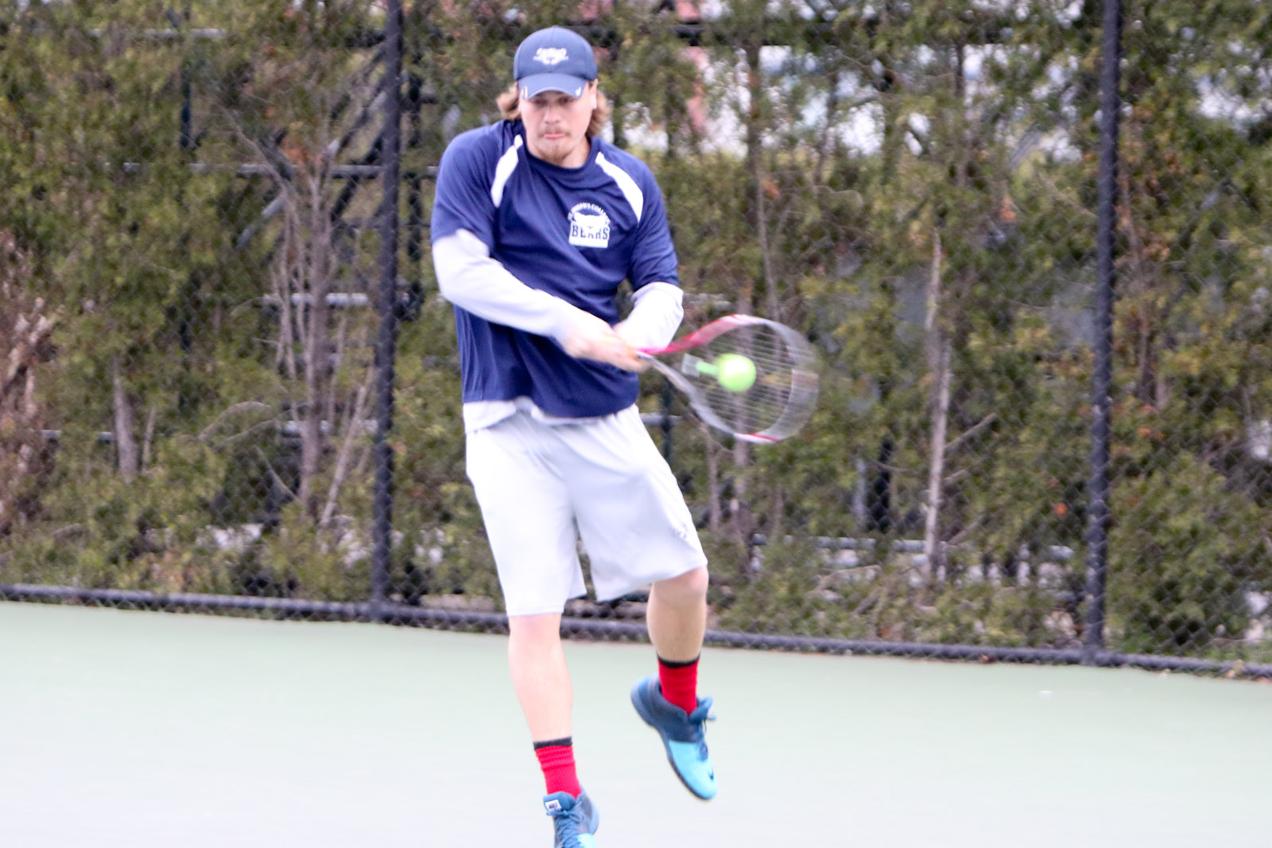 Parr Collects Two Wins as Men's Tennis Falls to The New School