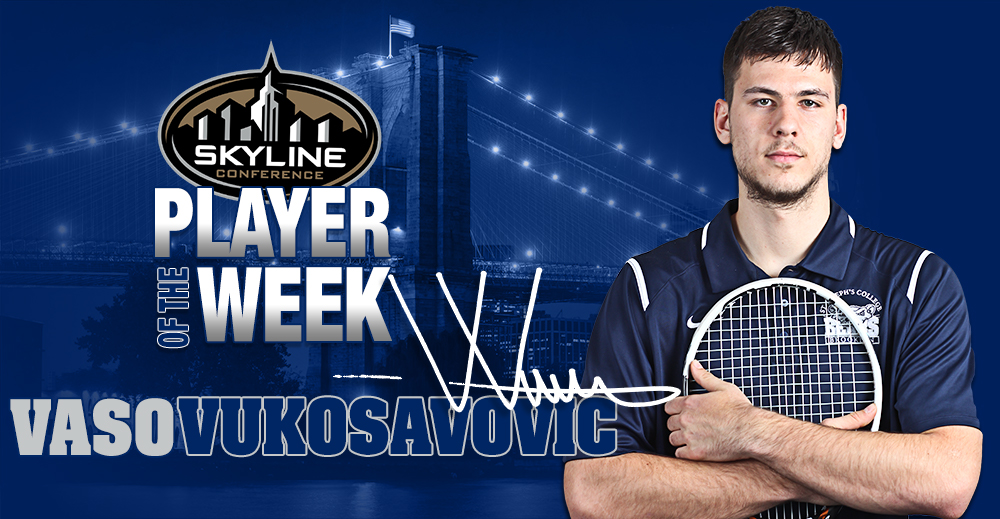 Vukosavovic Selected as Skyline Men's Tennis Player of the Week
