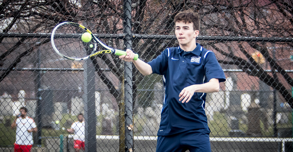 Smalley Rallies in Singles But Men's Tennis Downed by Mount Saint Mary