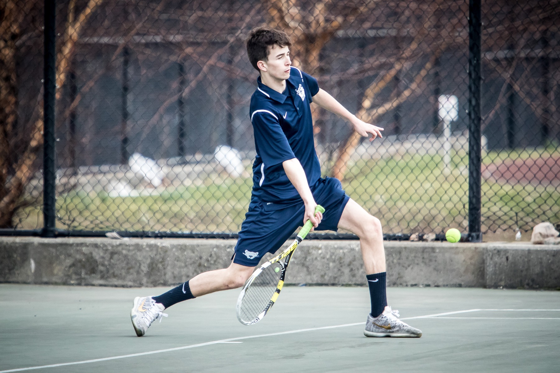 Smalley Wins Twice as Men’s Tennis Battles Brooklyn College