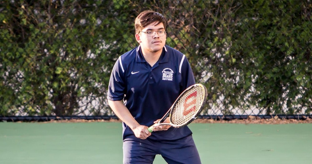 Bautista Scores Singles Win as Men’s Tennis Visits Lehman College