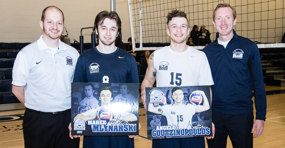 Men’s Volleyball Plays Hard-Fought Match Against NJCU on Senior Night