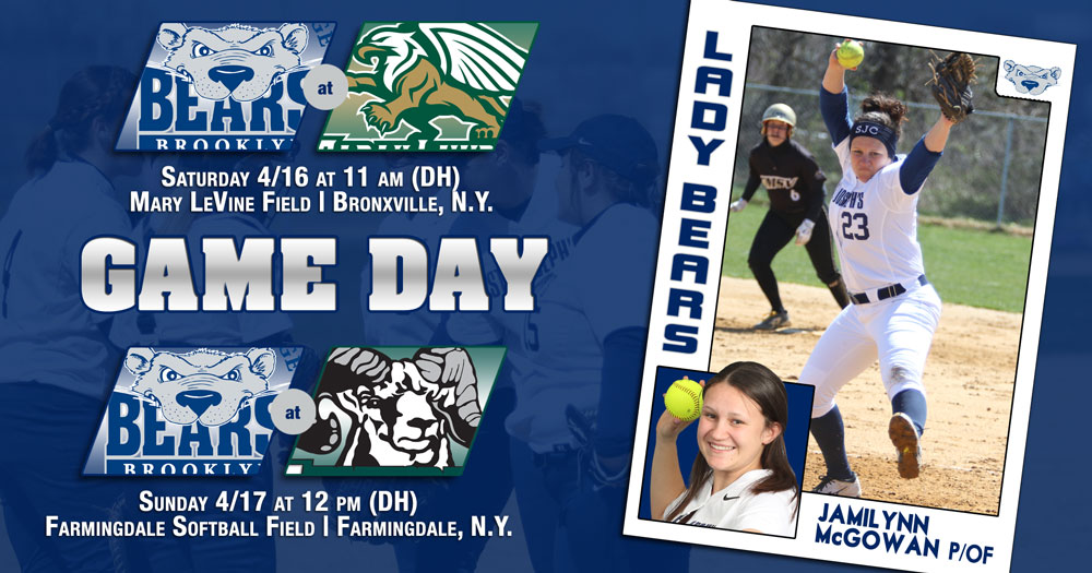 Softball Meets Former Hudson Valley Foes Sarah Lawrence and Defending Skyline Champs Farmingdale This Weekend