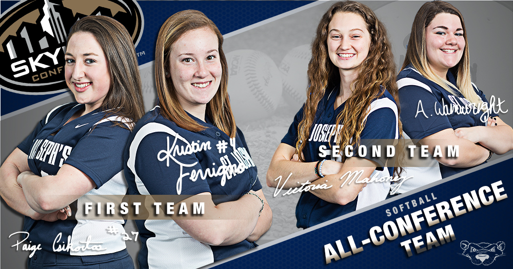 Ferrigno and Csikortos Tabbed First-Team All-Skyline; Mahoney and Wainwright Collect Second-Team Softball Honors