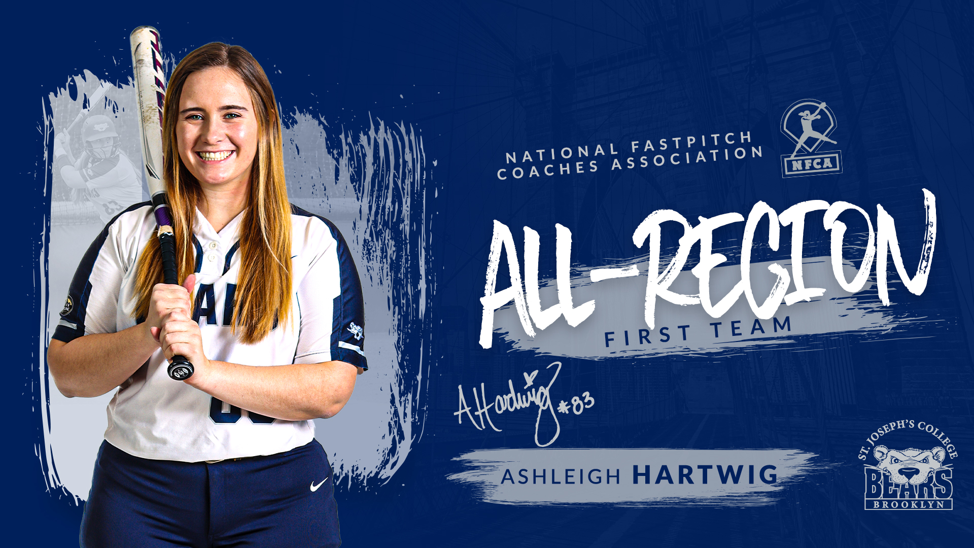 Hartwig Named to NFCA All-Region First Team