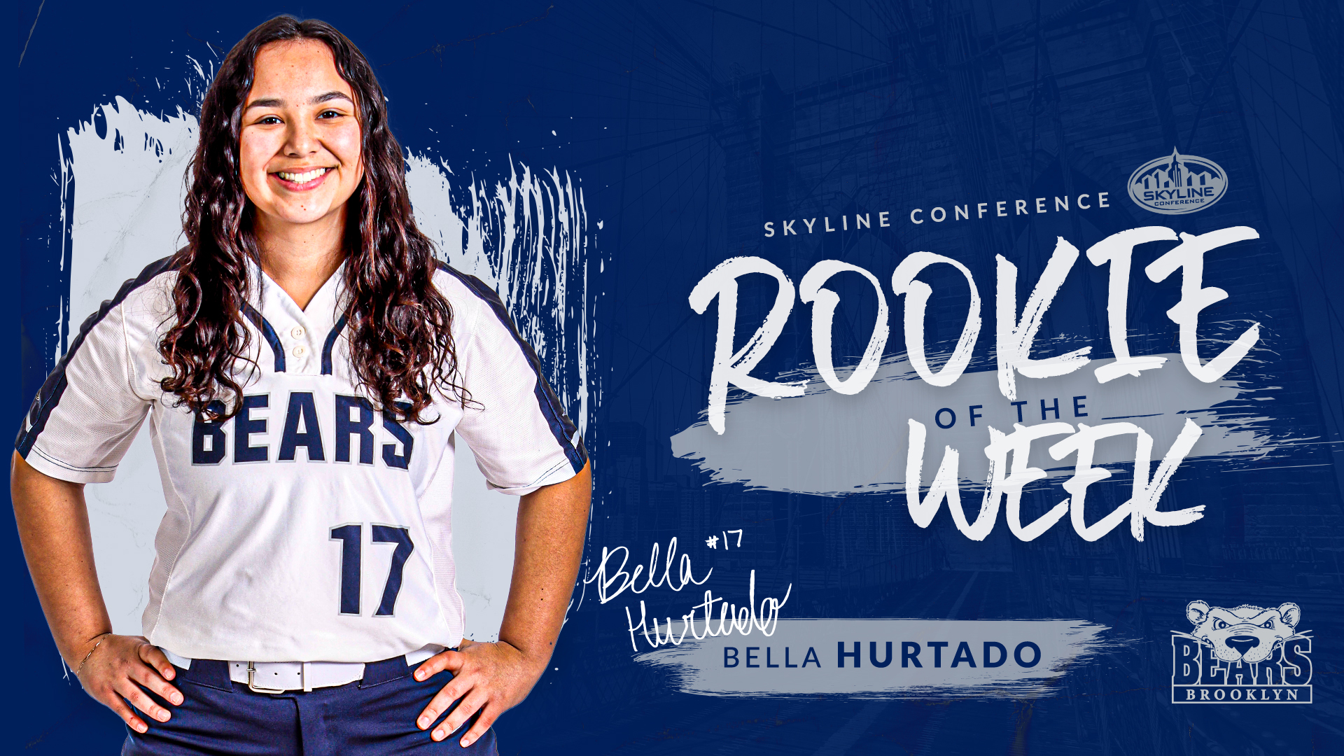Hurtado Collects Skyline Softball Rookie of the Week Honors