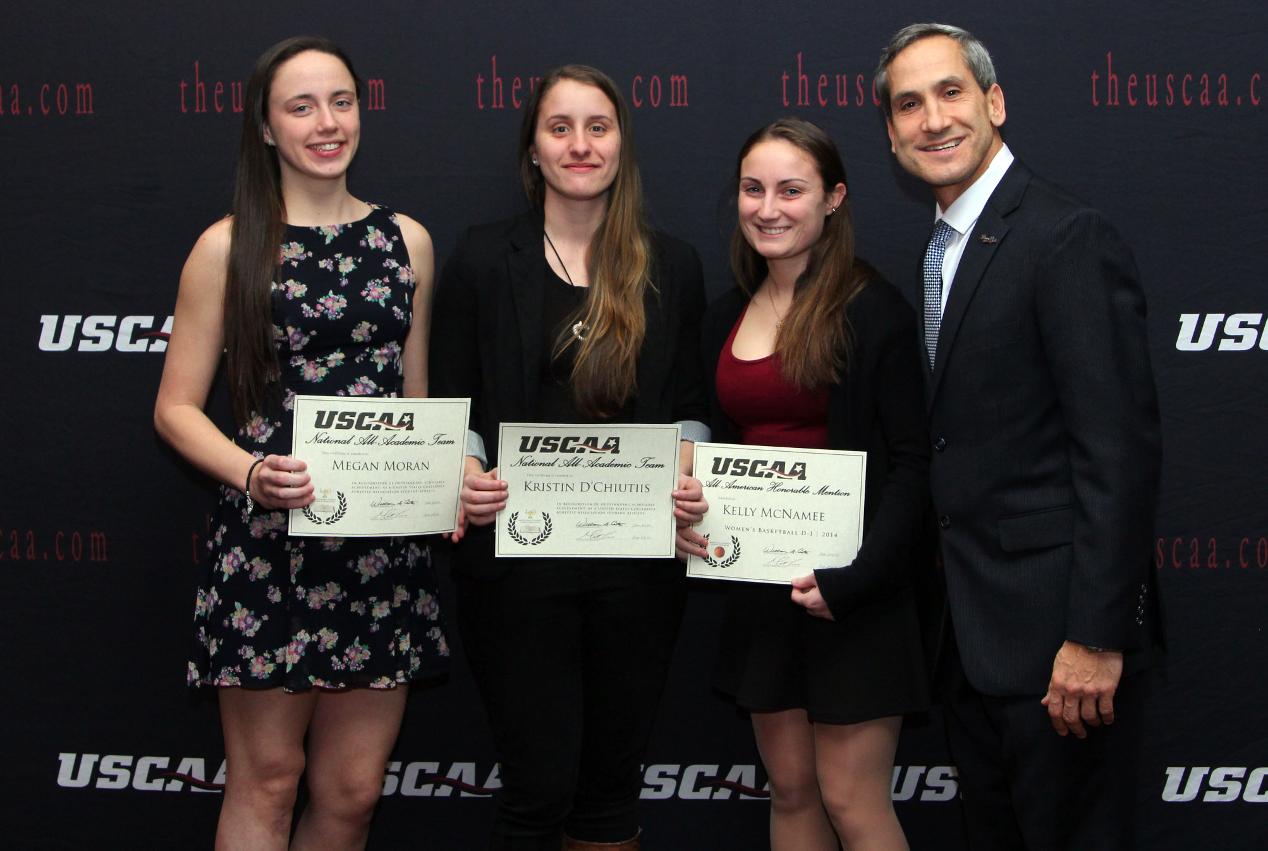 Four From Women's Basketball Honored at USCAA Awards Banquet