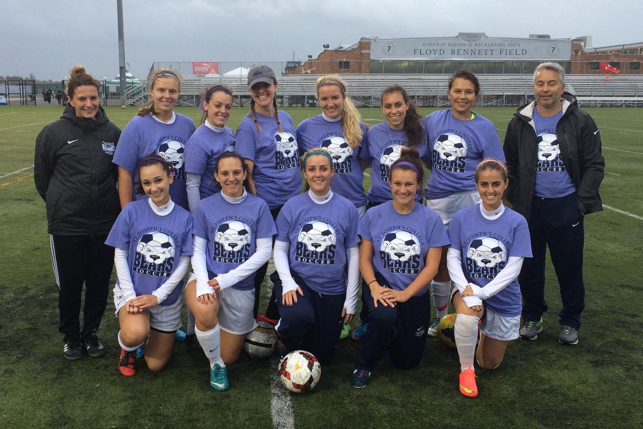 Women's Soccer Roars Past Medgar Evers in Awareness Game