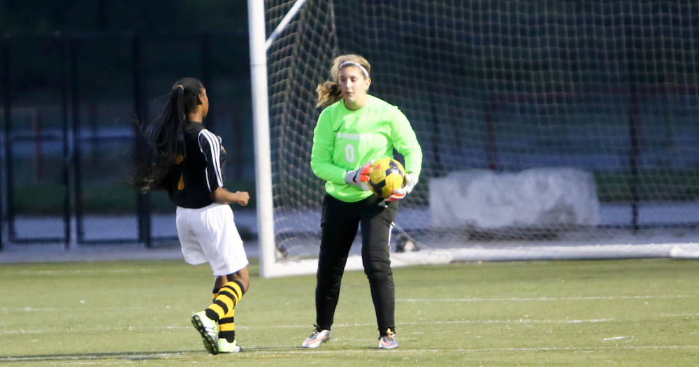 Armstrong Sets Saves Record as Women's Soccer Falls to Old Westbury