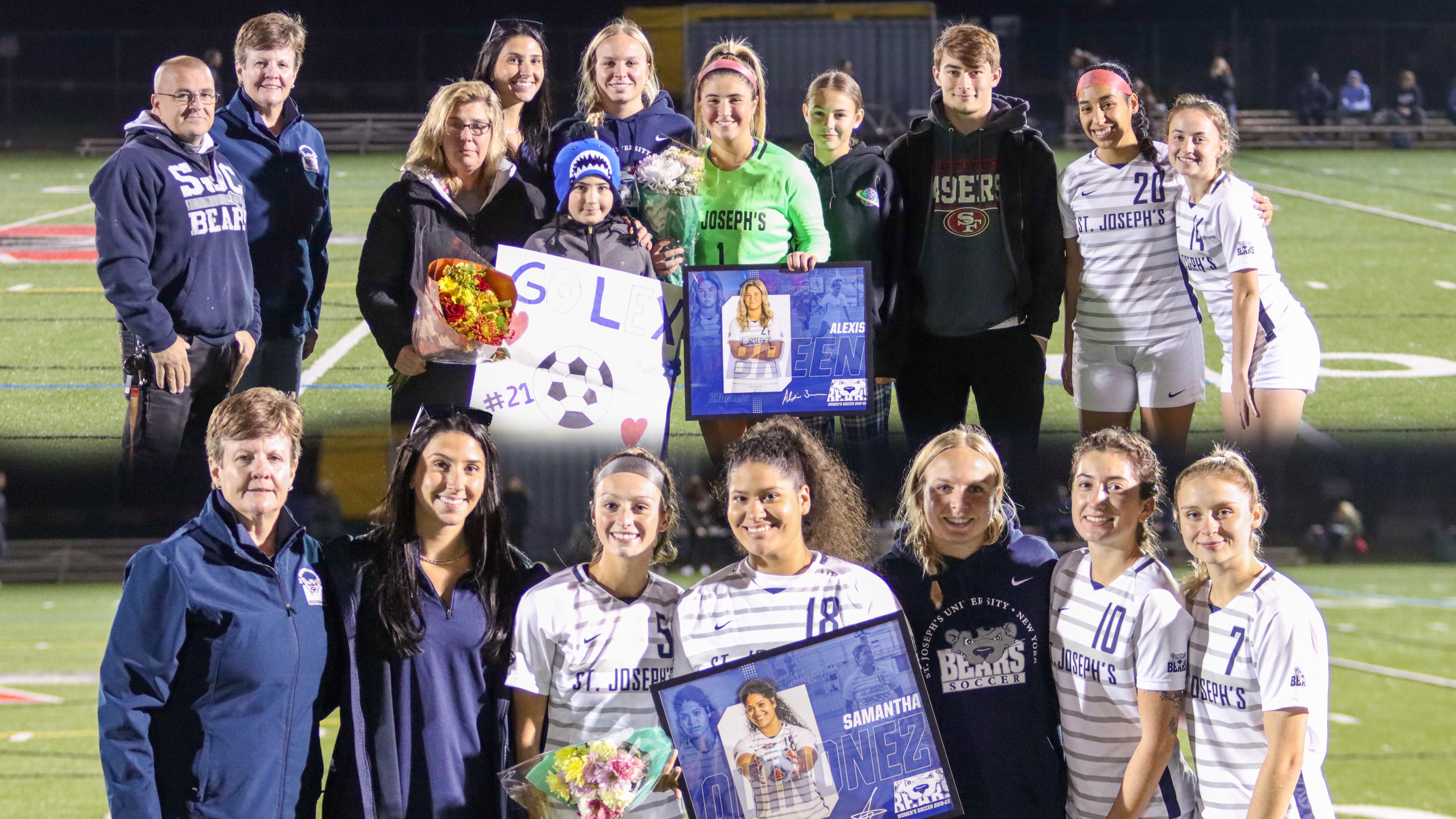 Castaneda Hat Trick Leads Women's Soccer to Senior Night Victory Over Maritime