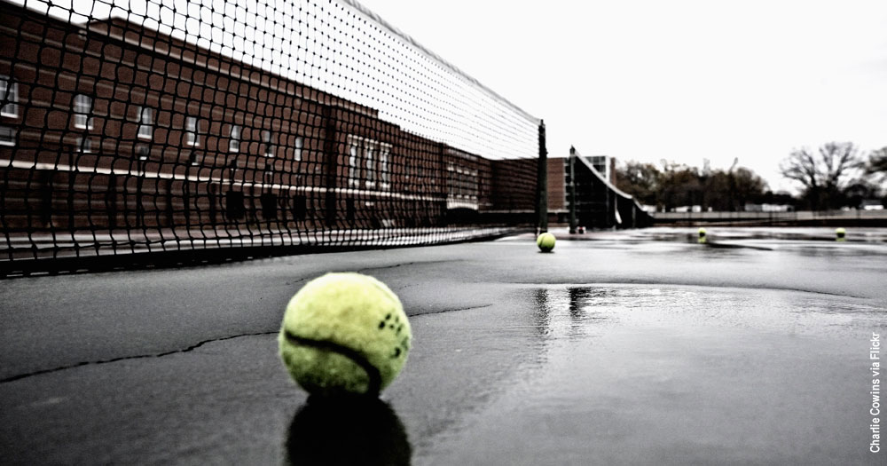 Wet Forecast Forces Changes to Women's Tennis Schedule