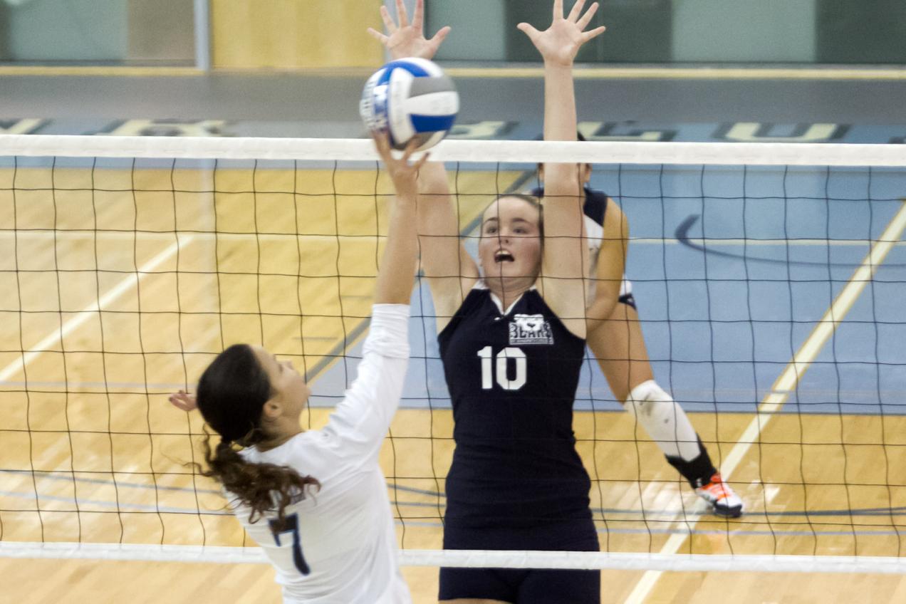 Lady Bears Volleyball Outlasts York in Five-Set Battle