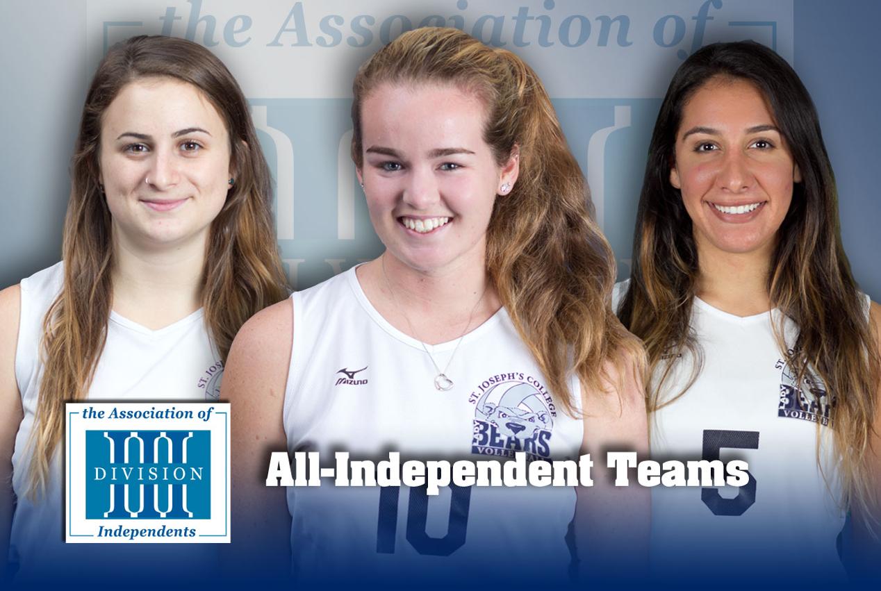 GaNun, Moncino and Carbone Earn AD3I Women's Volleyball All-Independent Honors