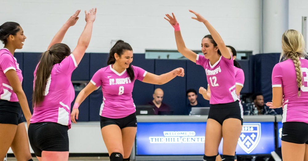 Women’s Volleyball Swept by Conference Unbeaten Mount Saint Vincent