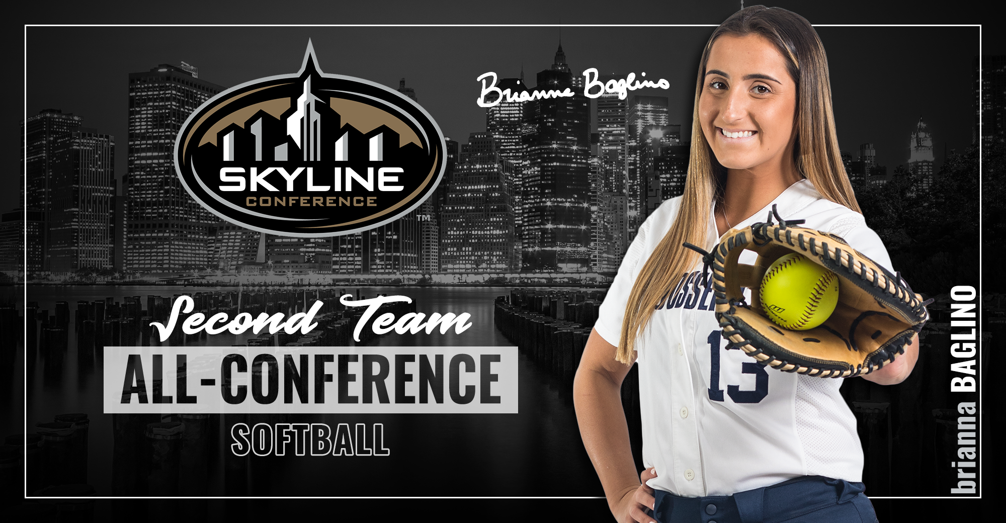Baglino Secures Spot on Skyline Softball All-Conference Second Team